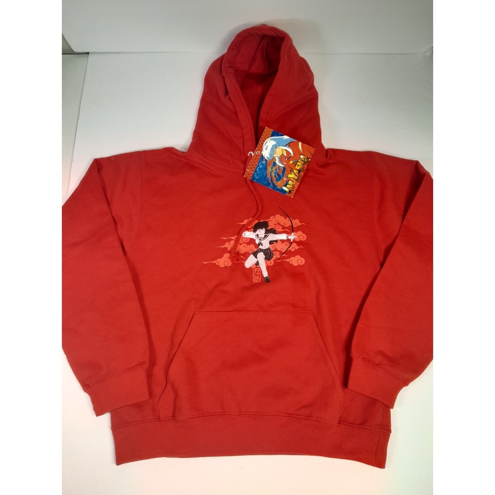 Vtg Y2k 2005  Inuyasha Anime Hoodie W Tag Sz S (Fit XS ) Rare